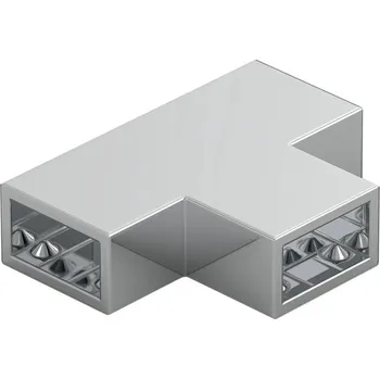 Držák na ručník Erga Paris, T-konektor pro sprchové zástěny Paris, chromová, ERG-V02-PARIS-TCON-CR