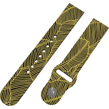 Chytré hodinky Strapido ZLATÉ LISTY řemínek 22 mm