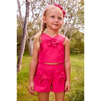 Dívčí mikina Dětská souprava Mayoral 3948.6D.Mini.PPY2 růžová 42X, vel. 98