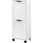 Kuchyňský vozík, 2 koše na odpadky, bílý, KESPER 208544716