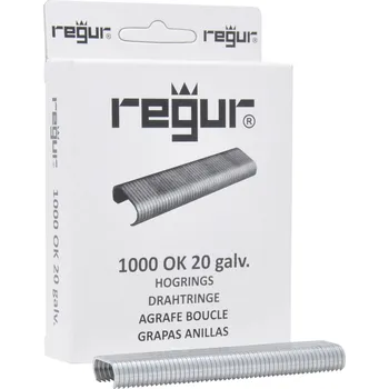Spona do sešívačky Regur 60714 Drátové kroužky 1000 ks Rozměry (d x š) 10 mm x 90 mm