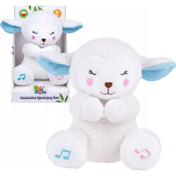 plyšák Plyšák interaktivní Balibazoo Ovečka Klidný spánek 0+ bílý zvukový