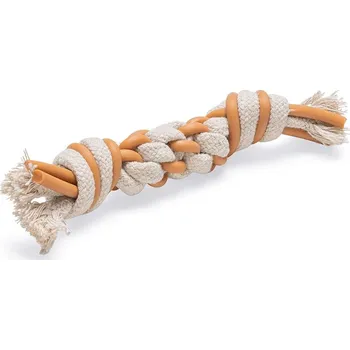 Beeztees puppy dental lano foz béžová / hnědá 20 x 3 cm