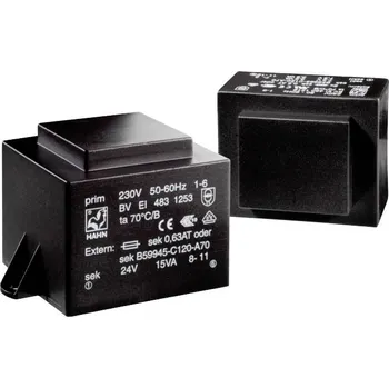 Transformátor Hahn BV EI 481 1167 transformátor do DPS 1 x 230 V 1 x 9 V/AC 10.0 VA