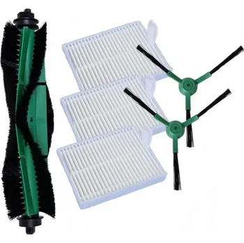 Sada příslušenství pro robotický vysavač Kartáče a HEPA filtry pro vysavač iROBOT Roomba Combo 2 Essential BLACK 6ks sada