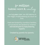 Nosítko Boba Bliss pro novorozence do 15 kg Šedé