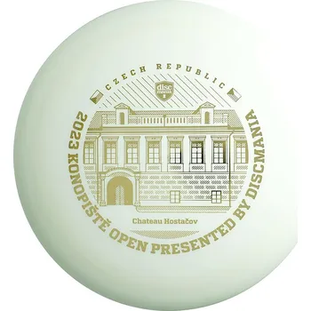 Disc golf Discmania Konopiště Open 2023 (RIP Chateau Hostačov) Lumen Neo Enigma 173g Bílá/Zlatá