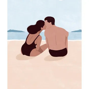 Plakát Plakát, Obraz - First Kiss, Maja Tomljanovic