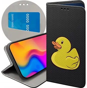 Pouzdro na mobilní telefon Flipové pouzdro Hello Case pro Samsung Galaxy A13 žluté