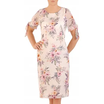 Dámské šaty Carla Moreno koktejlové šaty klasického střihu midi velikost 40