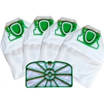 Sáček do vysavače Filtr pro vysavač VORWERK Org. Gr. VK 200 a sáčky 1+4ks