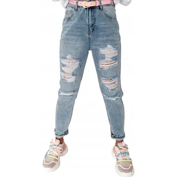 Dámské džíny DStreet UY2459 dámské džíny střihu "mom jeans" velikost XS