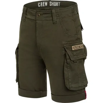 Pánské kraťasy Alpha Industries pánské kraťasy - kapsáče Crew Short, velikost 30