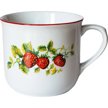 hrnek 500ml Vařák JAHODY porcelán