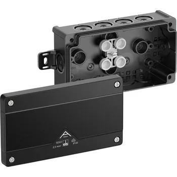 Elektroinstalační krabice Spelsberg 80200301 rozbočovací krabice (d x š x v) 87 x 152 x 52 mm černá IP66 1 ks