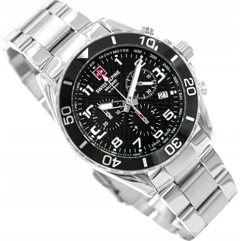 Hodinky Pánské hodinky SWISS ALPINE MILITARY SAM7029.9134 Chronograf DATUMOVKA