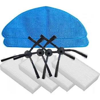 Sada příslušenství pro robotický vysavač HEPA filtry, kartáče a mopy pro MEDION MD 10124 10ks sada