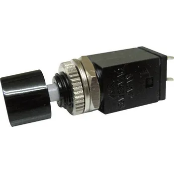 Miyama DS-410, BK tlačítko 125 V/AC 3 A 1x vyp/(zap) bez aretace (d x š x v) 10 x 10 x 36.9 mm 1 ks