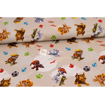 Úplet - Tlapková patrola - béžová