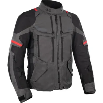 Moto bunda Bunda ROCKLAND DRY2DRY™, OXFORD ADVANCED (šedá/černá/červená) S