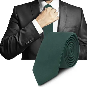 Kravata Pako Jeans úzká kravata zelená