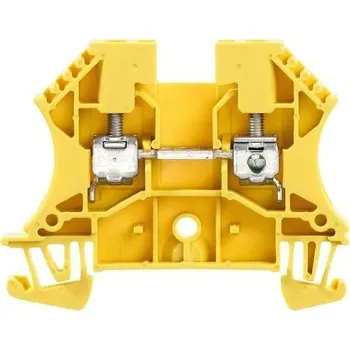 Rozvaděč Standardní svorkovnice na lištu DIN, řada: WDU, 41A, 800 V Žlutá, Zašroubování