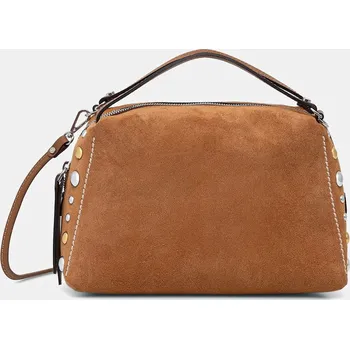 Semišová kabelka Gianni Chiarini ALIFA BS.12398.CMBRC hnědá 82X, vel. ONE SIZE