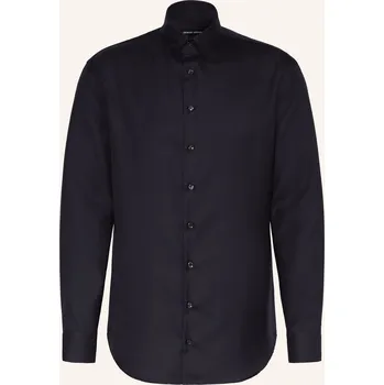 Pánské oblečení Giorgio Armani Pánská Kašmírová Košile Regular Fit, tmavě...