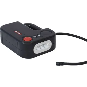 Kompresor Dino KRAFTPAKET 136308 kompresor 10.3 bar 12V adaptér pro napájení přes kabel, digitální displej, kabelová šachta / uchycení kabelu, s pracovní lampou