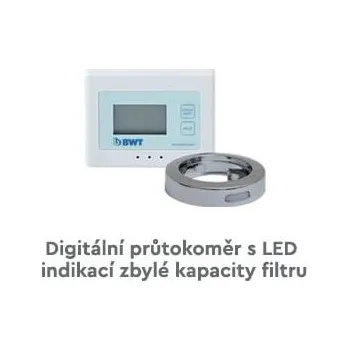 vodní filtr Digitální průtokoměr s indikací kapacity filtru, pomocí zvukové i vizuální signalizace