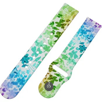 Chytré hodinky Strapido KVĚTY POD VODOU řemínek 22 mm