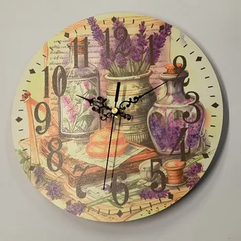 Hodiny Hodiny 24 cm - Levandule č.1