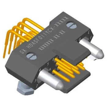 Elektrický konektor Amphenol Socapex Konektor PCB, řada: HDAS, Deska-deska, počet kontaktů: 11, počet řad: 3, rozteč: 1.91 mm, orientace