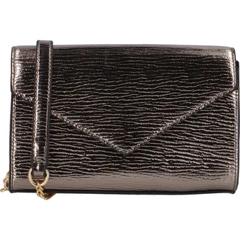 Kabelka Metalické dámské psaníčko Penelopé, tmavě stříbrná