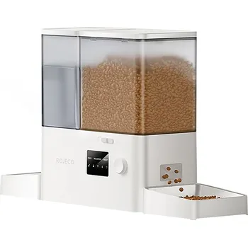 Miska pro psa Rojeco New 2v1 napáječka a krmítko pro domácí mazlíčky s WiFi (bílá)