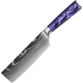 Kuchyňský nůž Kuchyňský nůž KN 39314 Nakiri/Fialová