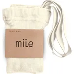 MILE Punčochy s kšandami smetanové Velikost (od výrobce): 86/92