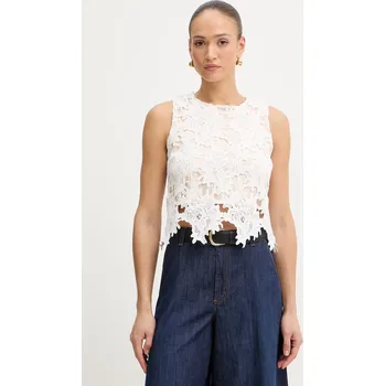 Dámská halenka Halenka Fracomina FS26ST2010W62401 bílá 00X, vel. L