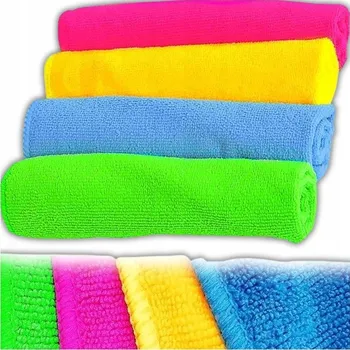 Utěrka SADA HADŘÍKŮ 4KS, UNIVERZÁLNÍ HADŘÍKY Z MIKROVLÁKNA 30X30CM RŮZNÉ BARVY