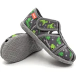 Bačkory Milami 115-4DINO Grey 24, Vnitřní délka boty: 16,1 cm, Vnitřní šířka boty: 6,8 cm