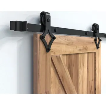 Dveřní kování SADA Kování pro posuvné dveře HISTORIK 7 (2ks závěsů + lišta 2m)