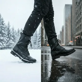 Pánská zimní obuv Samelin Zimní kotníkové boty se zipem 511 Winter 2.0 pro extrémní zimy-41