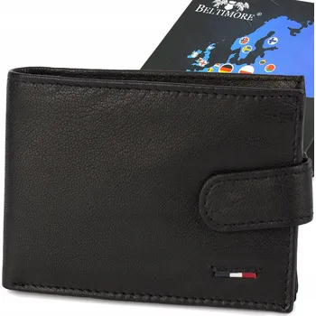 Peněženka Beltimore pánská peněženka z pravé kůže černá - muž