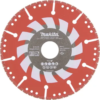 Řezný kotouč Makita Rescue B-55310 diamantový řezný kotouč 125 mm 1 ks kov, beton, Rezinát , sklo, plast