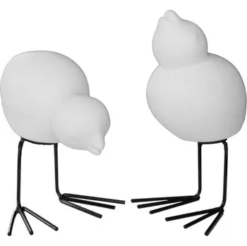 Velikonoční dekorace DBKD Velikonoční dekorace Swedish Birds White – set 2 ks