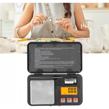 IP kamera JUBILÉRNÍ VÁHA S KALIBRAČNÍM ZÁVAŽÍM 200G / 0,01G, FUNKCE TÁROVÁNÍ A 6 JEDNOTEK