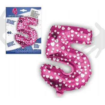 Balónek Ouda Party - 40CM barevný balónkový číslice