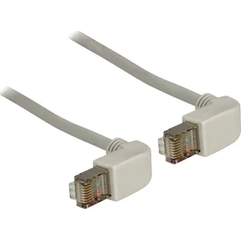 Datový kabel Delock 83510 RJ45 síťové kabely, propojovací kabely CAT 5e S/FTP 0.50 m šedá 1 ks