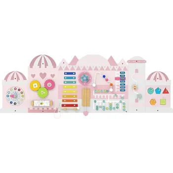 Interaktivní tabule pro děti růžová hrad