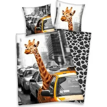 Povlečení Povlečení Herding New York Žirafa 140x200, 70x90 cm